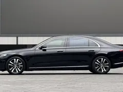 2021 Mercedes-Benz S-Class S 400 L, чёрный — фото 3