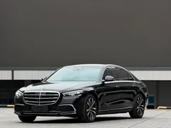 2022 Mercedes-Benz S-Class S 400 L, чёрный — фото 1
