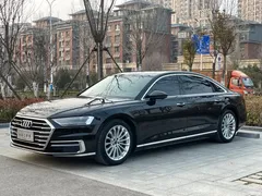 2021 Audi A8 A8L 50 TFSI quattro comfort, чёрный — фото 1
