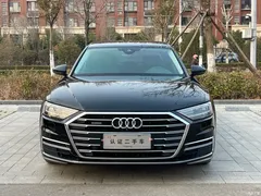 2021 Audi A8 A8L 50 TFSI quattro comfort, чёрный — фото 2