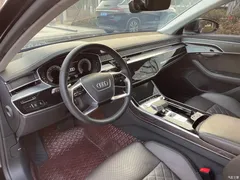 2021 Audi A8 A8L 50 TFSI quattro comfort, чёрный — фото 6