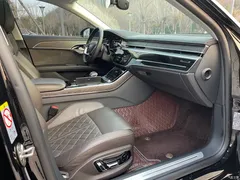 2021 Audi A8 A8L 50 TFSI quattro comfort, чёрный — фото 12