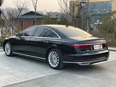 2021 Audi A8 A8L 50 TFSI quattro comfort, чёрный — фото 16