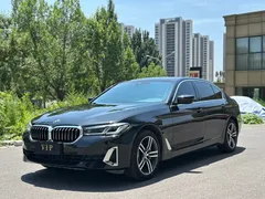 2021 BMW 5 Series 5 530Li, чёрный — фото 1