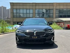 2021 BMW 5 Series 5 530Li, чёрный — фото 2