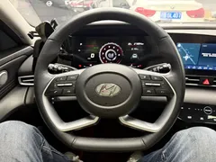 2022 Hyundai Elantra 1.5L CVT LUX Premium, белый — фото 18
