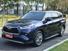 2022 Toyota Highlander Hybrid 2.5L 4WD Premium 7, синий — фото 1