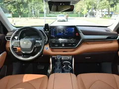 2022 Toyota Highlander Hybrid 2.5L 4WD Premium 7, синий — фото 16