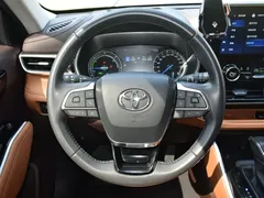 2022 Toyota Highlander Hybrid 2.5L 4WD Premium 7, синий — фото 17