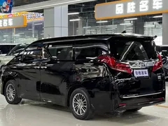 2021 Toyota Alphard Hybrid 2.5L Luxury, чёрный — фото 3