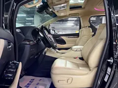 2021 Toyota Alphard Hybrid 2.5L Luxury, чёрный — фото 8