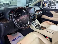 2021 Toyota Alphard Hybrid 2.5L Luxury, чёрный — фото 9