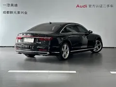 2023 Audi A8L 50 TFSI quattro, чёрный — фото 4