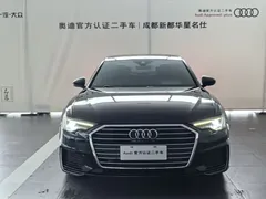 2021 Audi A6L 45 TFSI, чёрный — фото 2