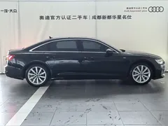 2021 Audi A6L 45 TFSI, чёрный — фото 3
