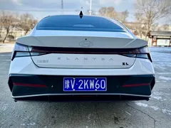 2023 Hyundai Elantra 1.5L CVT LUX Premium, белый — фото 5