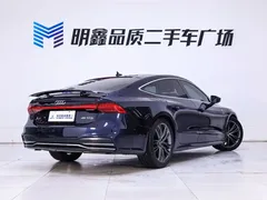 2022 Audi A7 45 TFSI Premium Selection, синий — фото 7