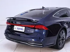 2022 Audi A7 45 TFSI Premium Selection, синий — фото 8