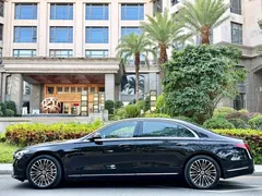 2023 Mercedes-Benz S-Class S 450 e L, чёрный — фото 3