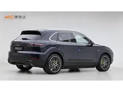 2021 Porsche Cayenne /2.0T/21 /E-Hybrid, синий — фото 3
