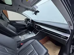 2023 Audi A6L modified 45 TFSI Premium model, чёрный — фото 12