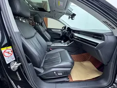 2023 Audi A6L modified 45 TFSI Premium model, чёрный — фото 13
