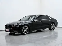 2021 Mercedes-Benz S-Class S 450 L 4MATIC, чёрный — фото 2