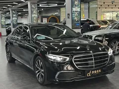 2022 Mercedes-Benz S-Class S 400 L, чёрный — фото 3