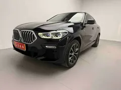 2021 BMW X6 xDrive40i M, чёрный — фото 2
