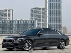 2021 Mercedes-Benz S-Class S 450 L 4MATIC, чёрный — фото 1