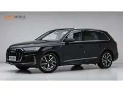 2022 Audi Q7 /3.0T/21 /55TFSI quattro S Line, чёрный — фото 1