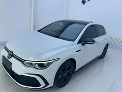 2021 Volkswagen Golf 280TSI DSG R-Line, белый — фото 1