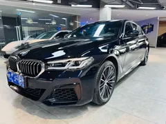 2023 BMW 5 Series 5 530Li M, синий — фото 1