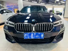 2023 BMW 5 Series 5 530Li M, синий — фото 2
