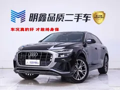 2022 Audi Q8 55 TFSI luxury dynamic model, чёрный — фото 1