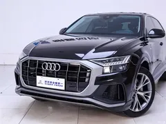 2022 Audi Q8 55 TFSI luxury dynamic model, чёрный — фото 3