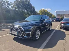 2022 Audi Q5L 40T, чёрный — фото 1