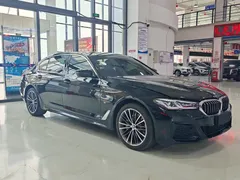 2021 BMW 5 Series 530Li xDrive M, чёрный — фото 3