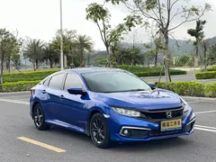 2022 Honda Civic 240TURBO CVT, синий — фото 3