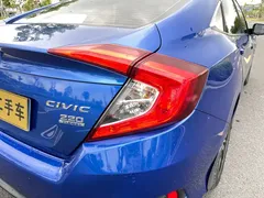2022 Honda Civic 240TURBO CVT, синий — фото 25