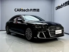 2023 Audi A8L 50 TFSI quattro Premium, чёрный — фото 3