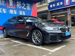 2022 BMW 5 Series Modified 525Li M Sports Package, чёрный — фото 2