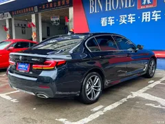 2022 BMW 5 Series Modified 525Li M Sports Package, чёрный — фото 24