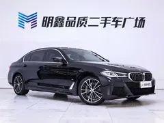 2021 BMW 5 Series 530Li Leading M Sport Package, чёрный — фото 4