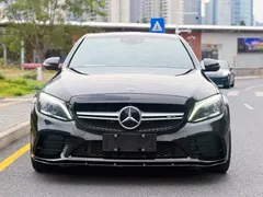 2021 Mercedes-Benz C-Class AMG C 43 4MATIC, чёрный — фото 2