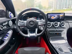 2021 Mercedes-Benz C-Class AMG C 43 4MATIC, чёрный — фото 18