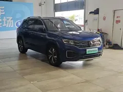 2020 Volkswagen Tayron 1.4T, синий — фото 3