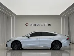 2023 Audi A7 45 TFSI, белый — фото 3