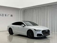 2023 Audi A7 45 TFSI, белый — фото 4