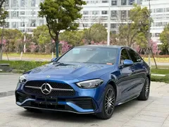 2022 Mercedes-Benz C-Class C 260 L Sport, синий — фото 1